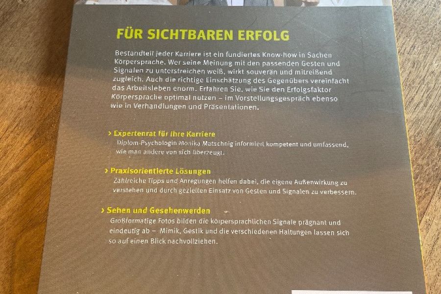 Körpersprache im Beruf - Bild 2