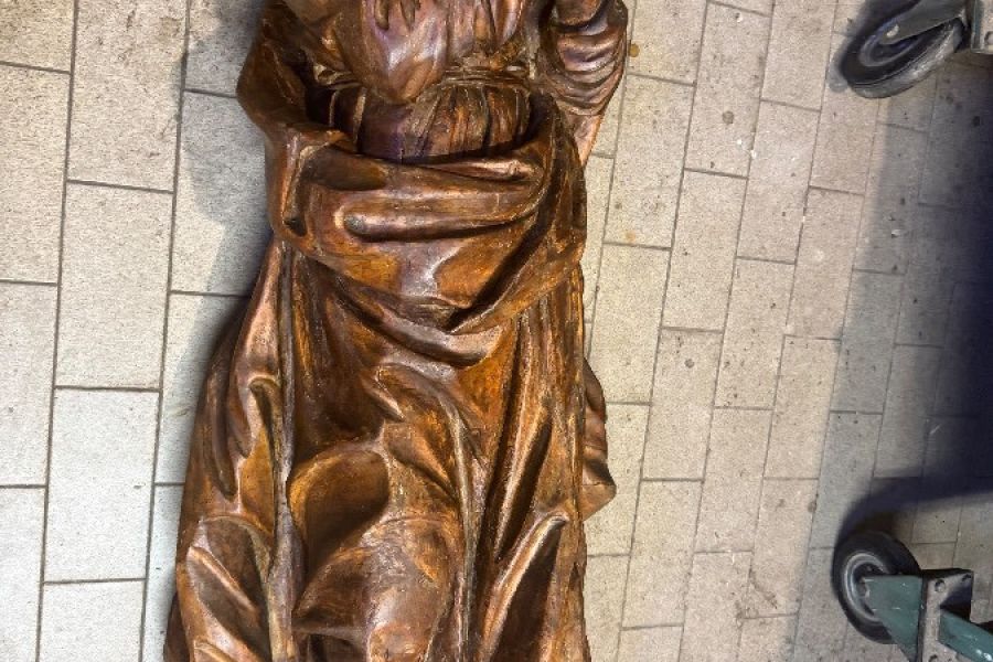 Barockfigur in Lindenholz höhe 125cm - Bild 2