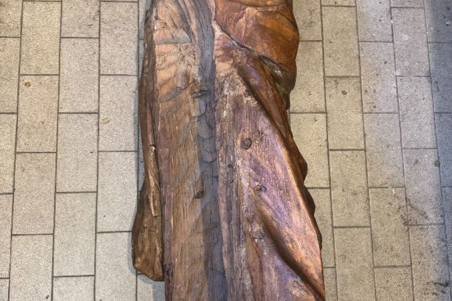 Barockfigur in Lindenholz höhe 125cm - Bild 4