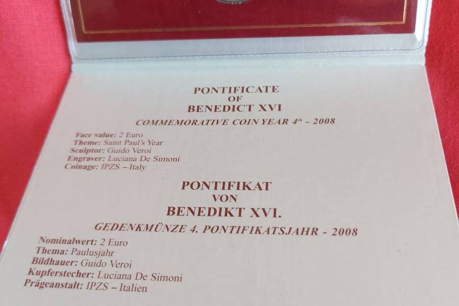 Vatikan kursmünze 2 Euro - Bild 3