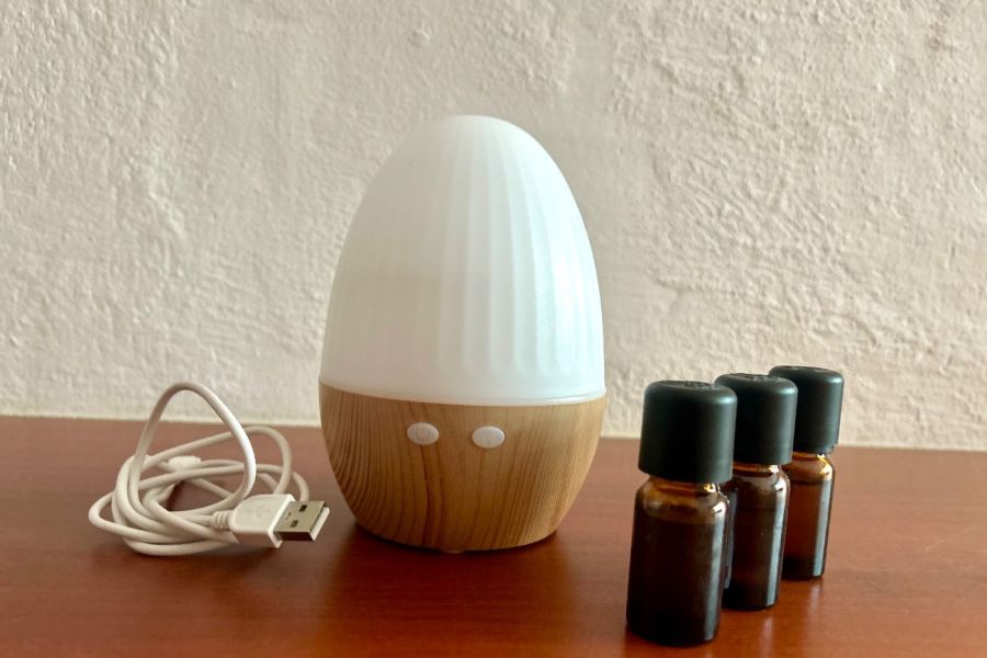 Duftlampe mit 3 Ölen und Auflader - Bild 1