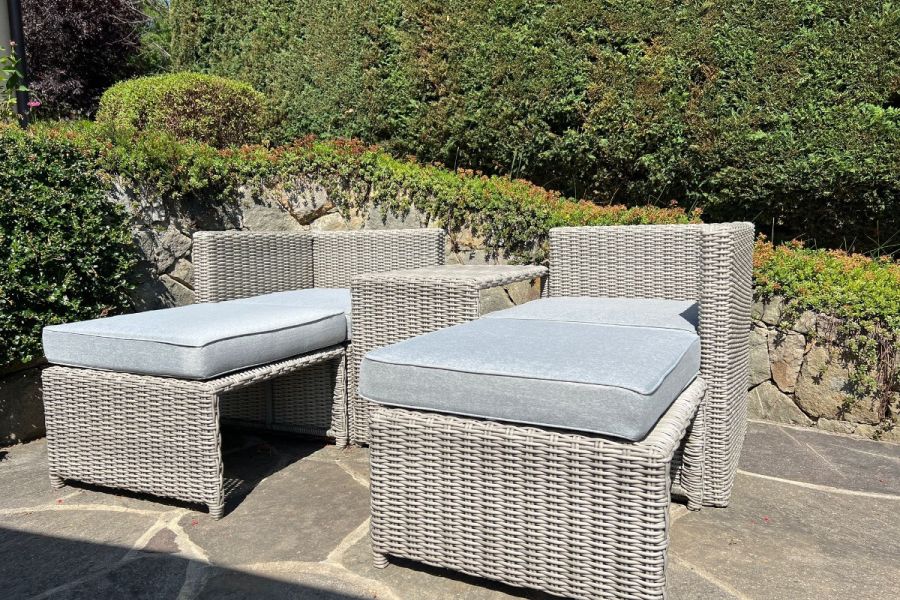 Sitzgruppe für Garten oder Terrasse – wetterfest & kompakt – 120 € - Bild 4