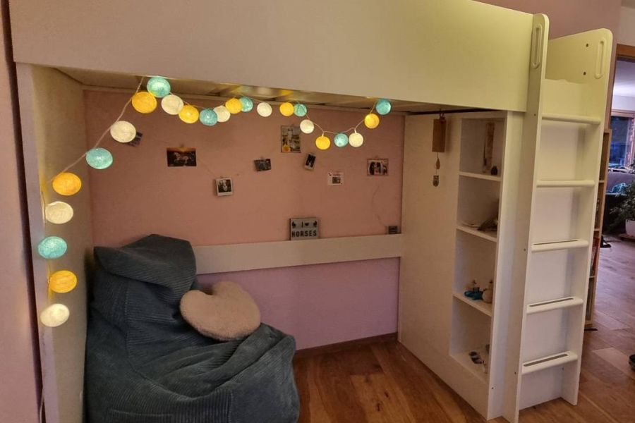 IKEA STUVA Hochbett Kleiderschrank Schreibtisch, letto a soppalco - Bild 3