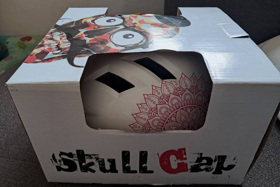 Fahrrad- und Skaterhelm Groesse L "Skullcap" - Bild 4
