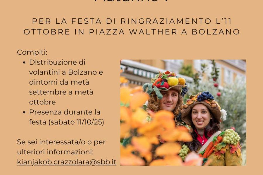 Frau und Herr Herbst für Erntedankfest - Signora e Signor Autunno - Bild 2