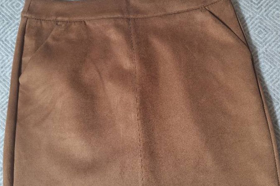 Minirock in Leder-Optik Modell in cognac | Marke Vero Moda - Bild 2