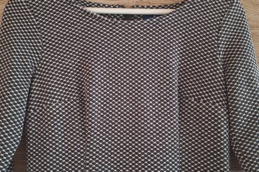 Kurzes Cocktailkleid schwarz-weiß | Marke Tom Tailor - Bild 2