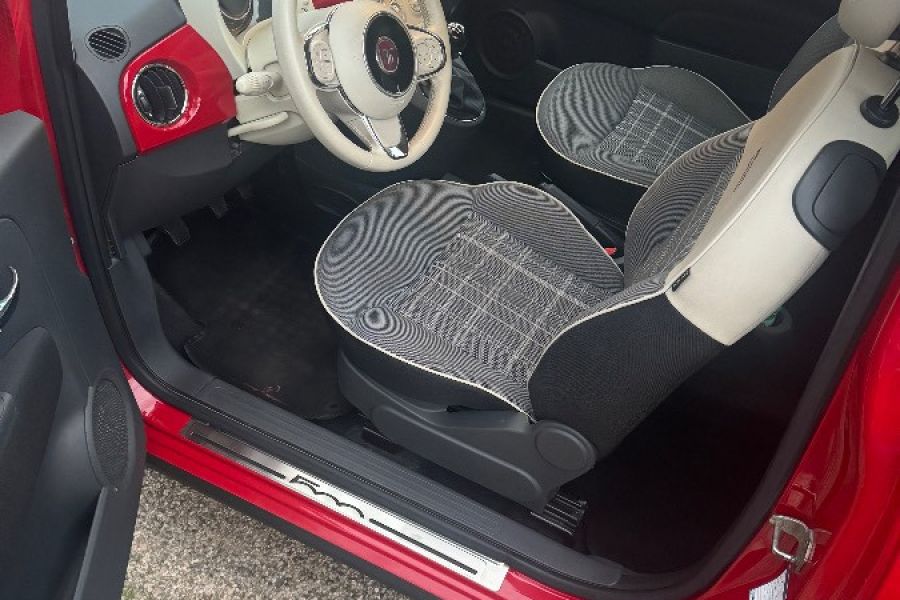 Fiat 500 Cabrio – Rot – 80.000 km – Guter Zustand – Unfallfrei - Bild 3
