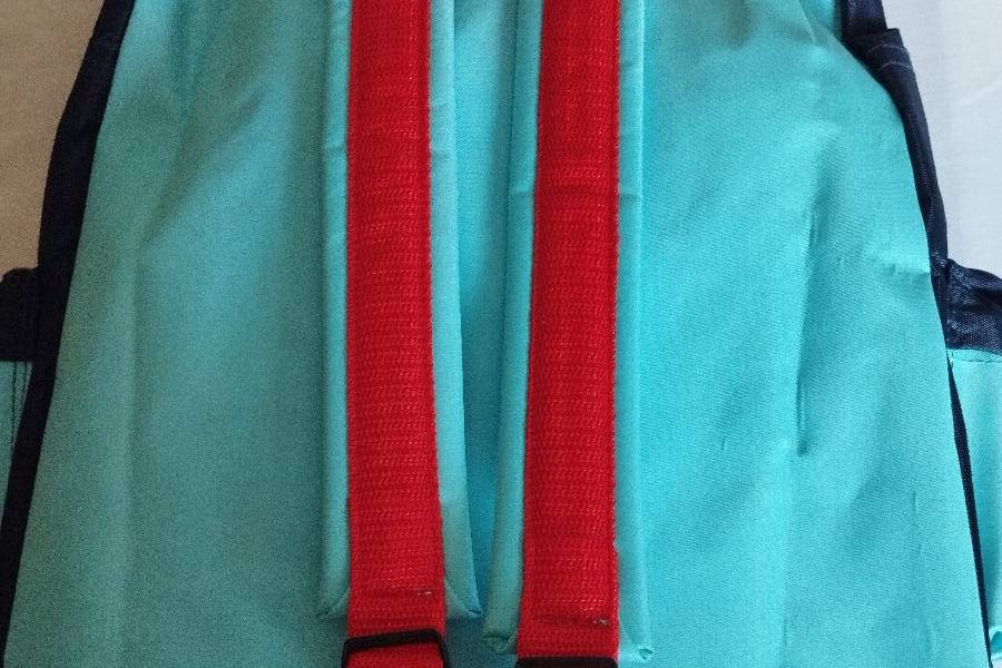 Rucksack, hellblau/rot u.Umhängetasche - Bild 2