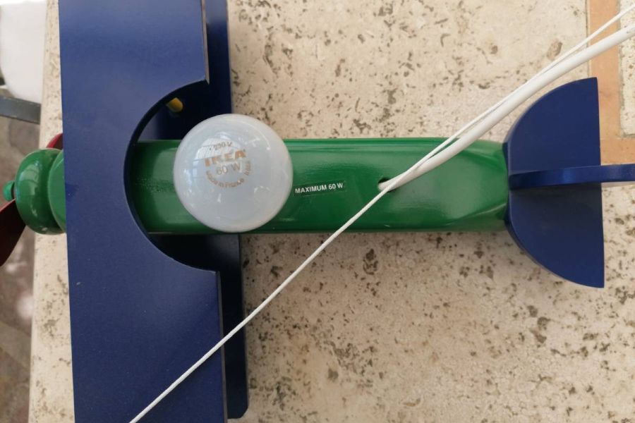 Kinderzimmer-Deckenlampe "Flugzeug" von Massive – Bunte Hängelampe - Bild 3