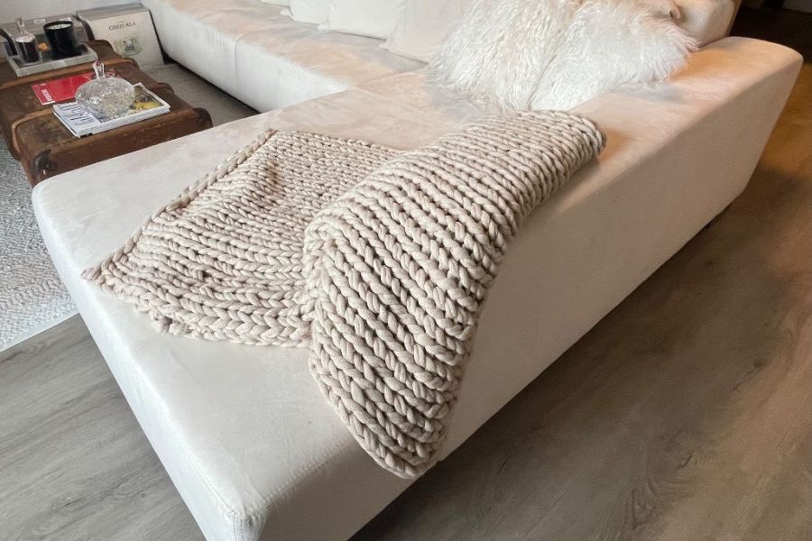 Couch/Sofa/Divan/Divano/weiß/bianco - Bild 1