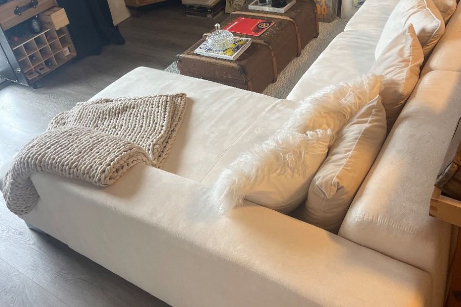 Couch/Sofa/Divan/Divano/weiß/bianco - Bild 3
