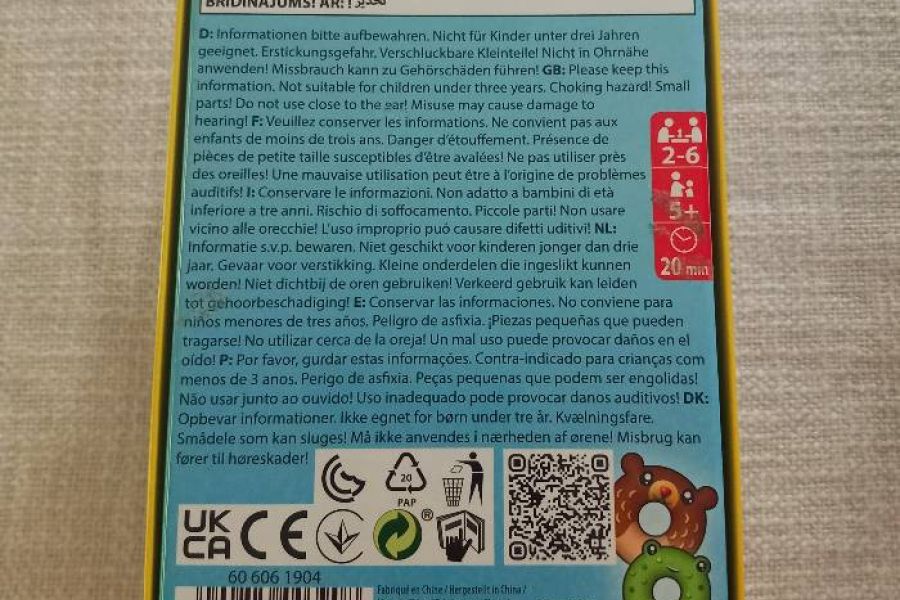 Spiel Ding Dong Donut zu verkaufen – fast neu, nur einmal gespielt - Bild 2