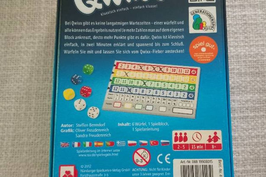 Spiel Qwixx klassisch zu verkaufen – einfach, einfach klasse! - Bild 2
