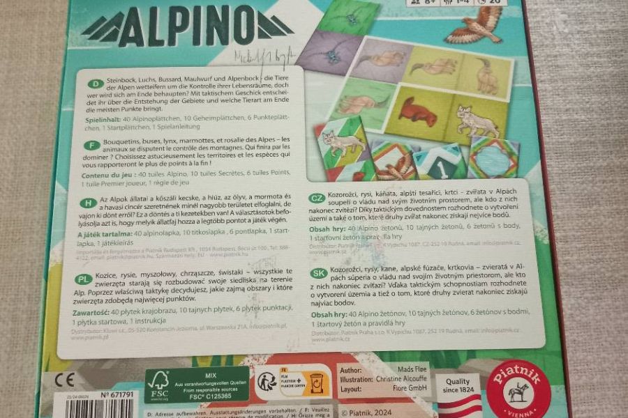 Spiel Alpino zu verkaufen – nur einmal gespielt, top Zustand - Bild 2
