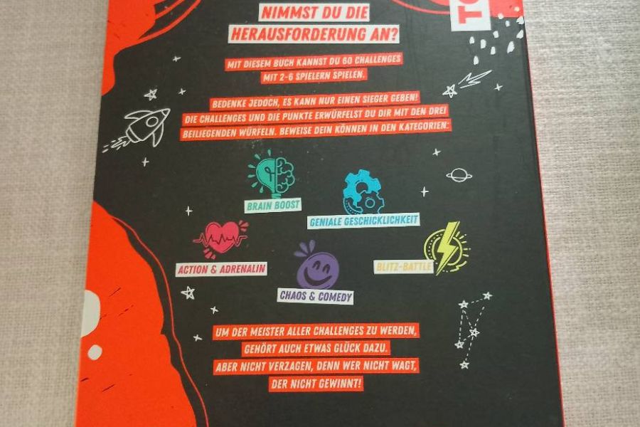 Spiel Challenge Accepted zu verkaufen – nur einmal gespielt, wie neu - Bild 2