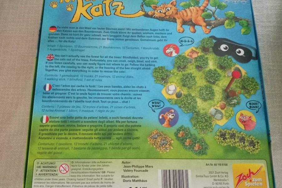 Spiel Für die Katz zu verkaufen – nur einmal gespielt, top Zustand - Bild 2