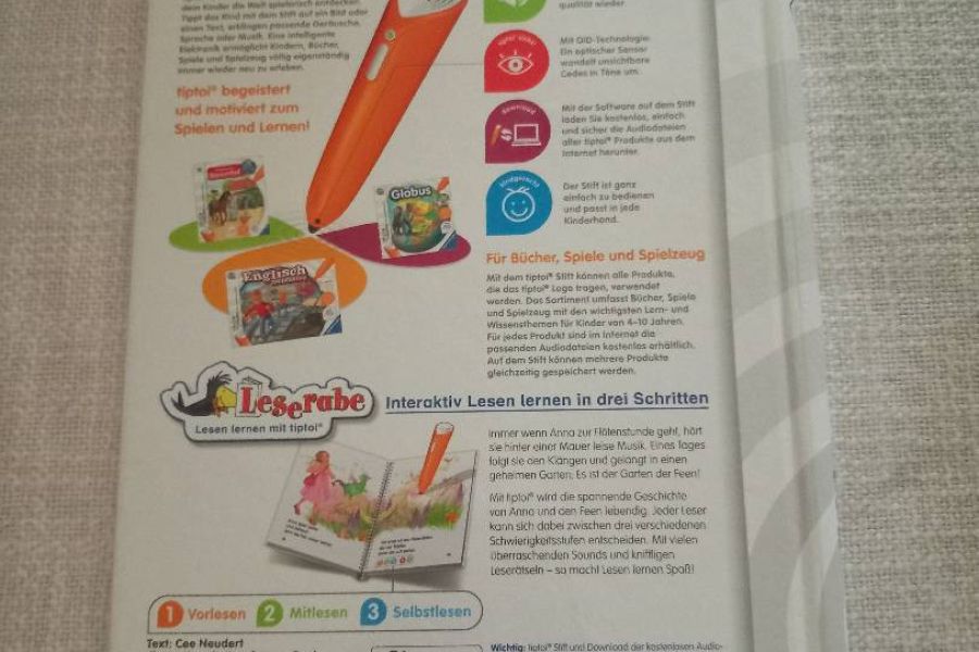 Tiptoi Buch „Im Garten der Feen“ zu verkaufen – wie neu - Bild 2