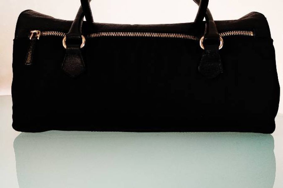Damentasche Original Prada Leder - Stoff - Bild 2