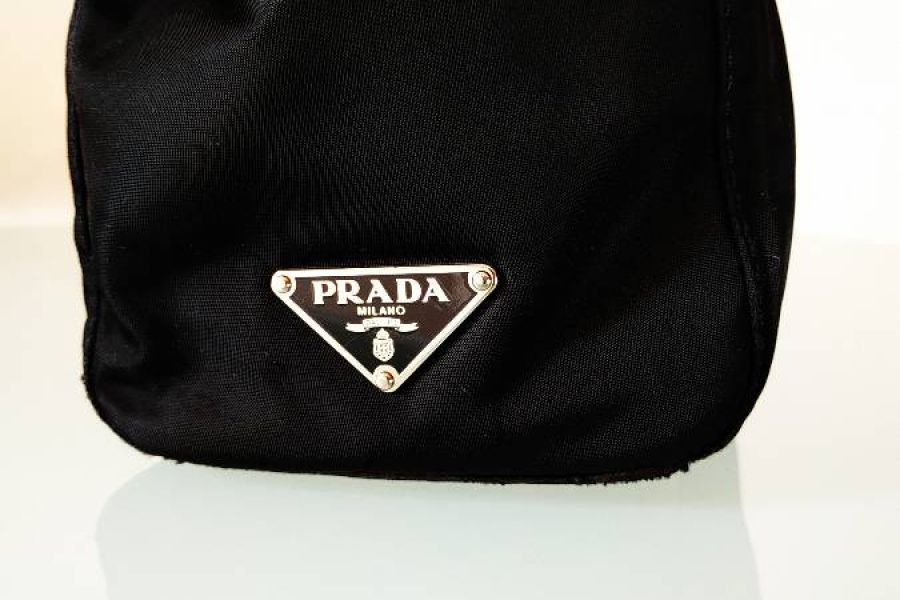 Damentasche Original Prada Leder - Stoff - Bild 3