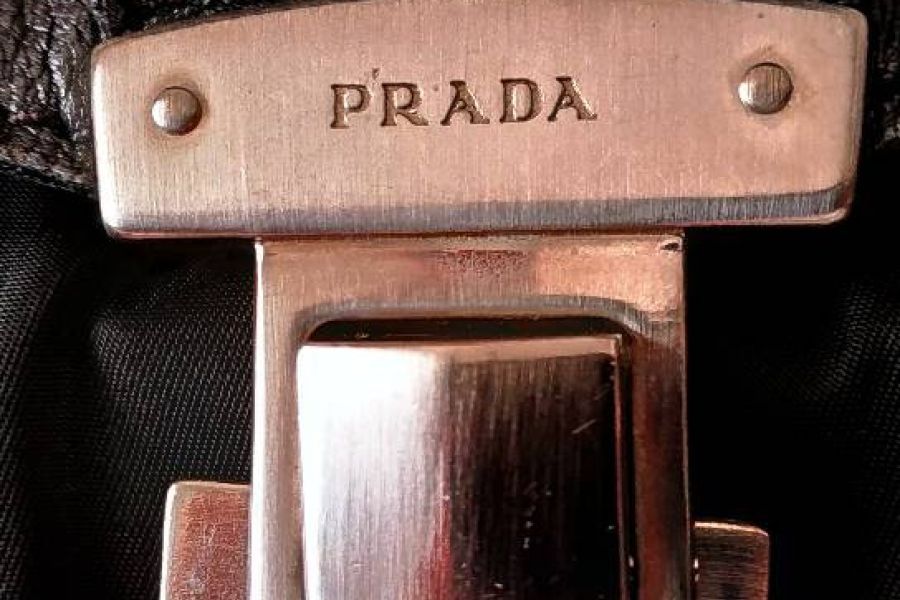 Damentasche Original Prada Leder - Stoff - Bild 5