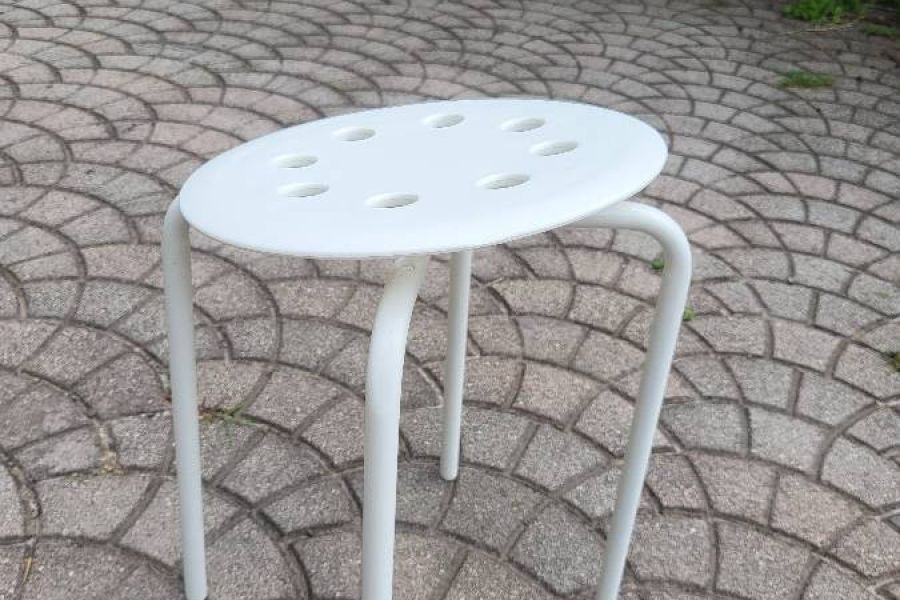 Weißer Hocker IKEA - Bild 2