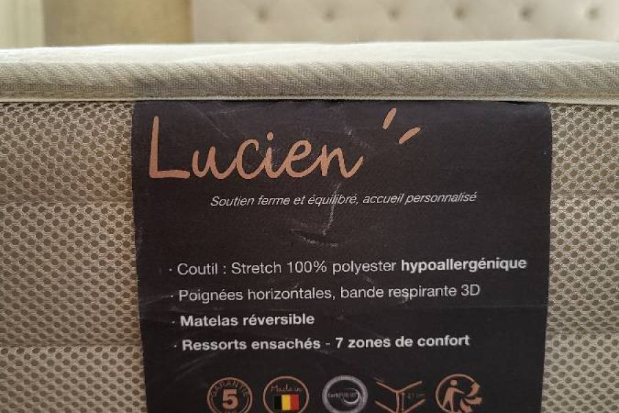 Bett Maison du Monde, Leinenstoff - Bild 5