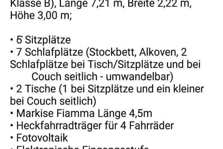 Wohnmobil zu verkaufen - Bild 1