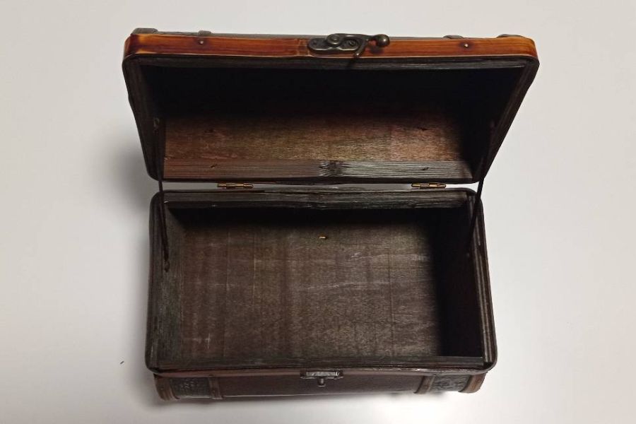 Kleine Holz/Truhe/Schatzkiste - Bild 4