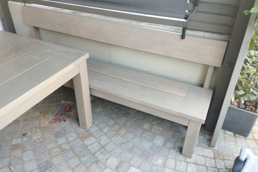 Gartentisch mit zwei Sitzbänken - Bild 1