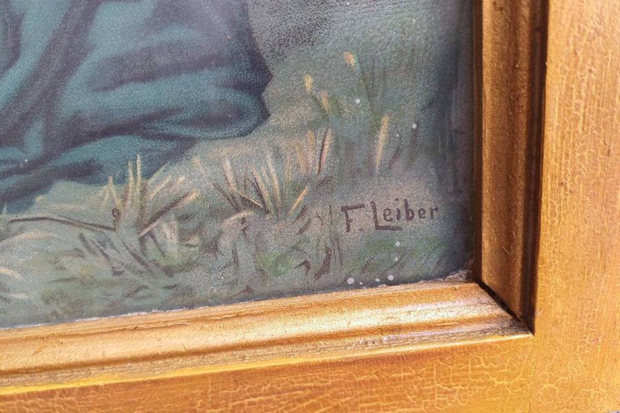 Schönes altes Bild von F.Leiber - Bild 2