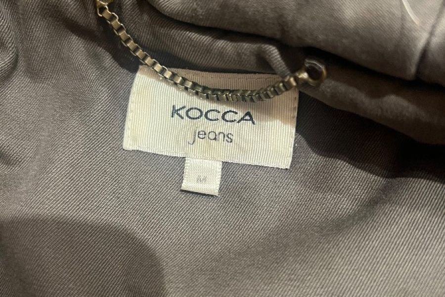 KOCCA Jacke grün mit Pelz - Größe M (wie S) - Bild 3
