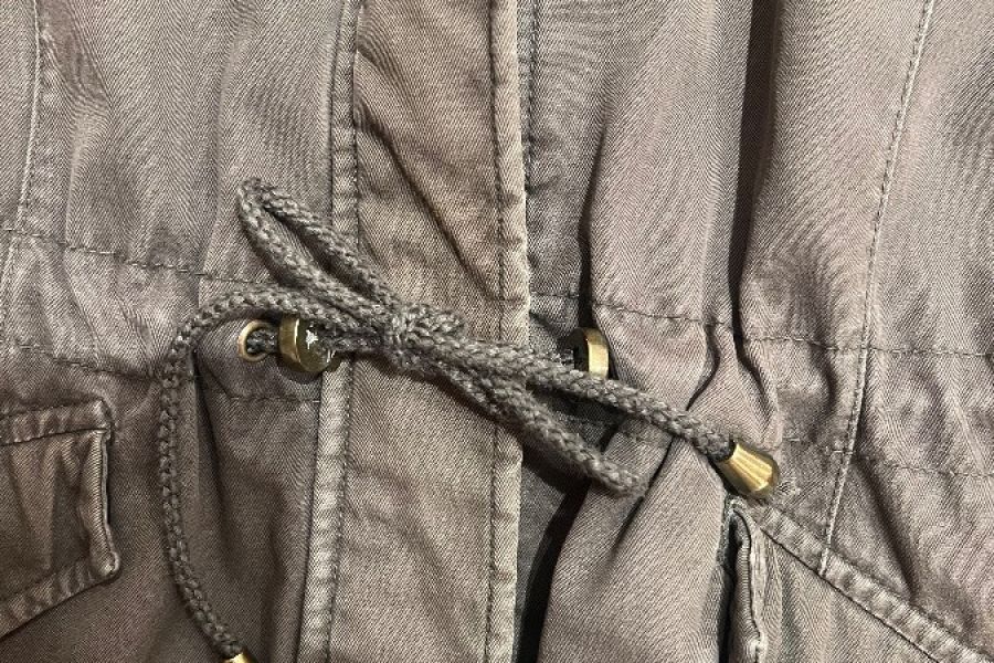 KOCCA Jacke grün mit Pelz - Größe M (wie S) - Bild 4