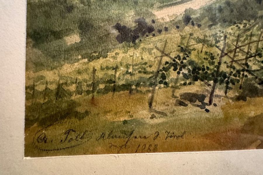 Aquarell. A.Gabl. Klausen 1888 - Bild 3