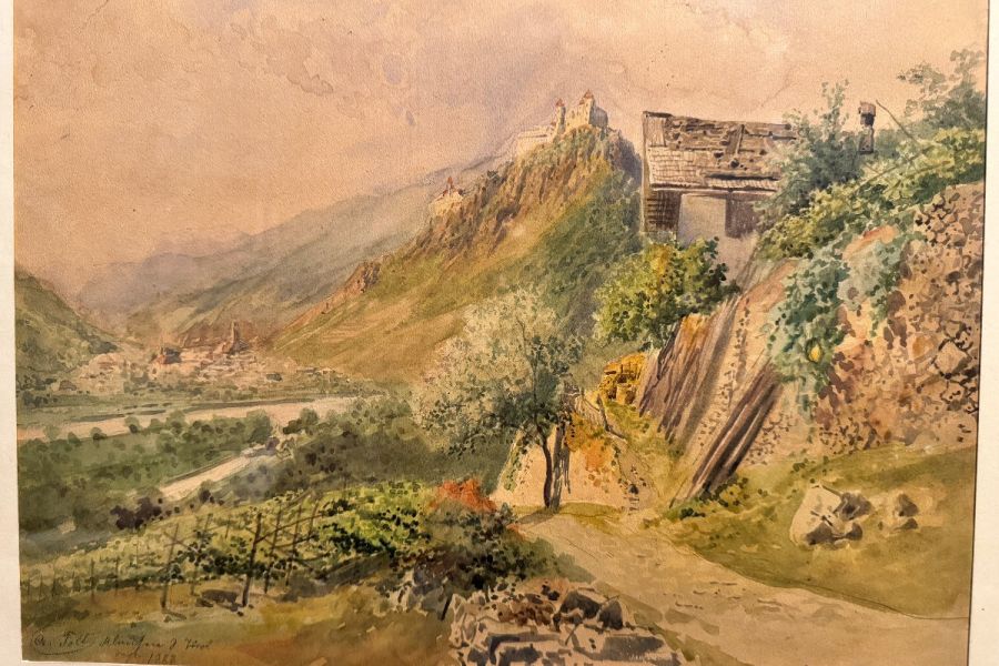 Aquarell. A.Gabl. Klausen 1888 - Bild 1