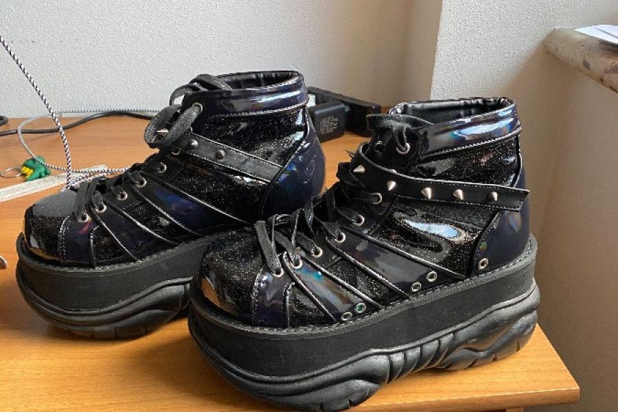 Gothik Boots von Demonia Gr 40 - Bild 1
