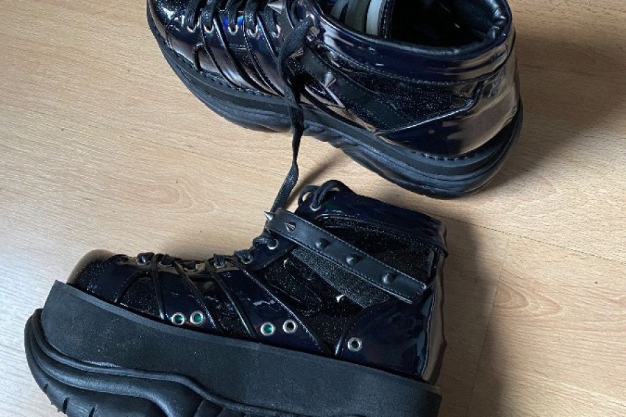 Gothik Boots von Demonia Gr 40 - Bild 2