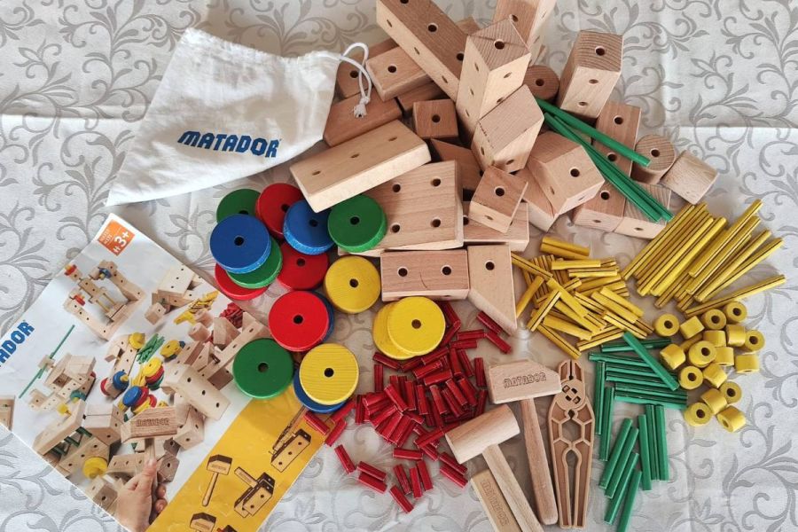 Holzbaukasten Matador - Bild 1