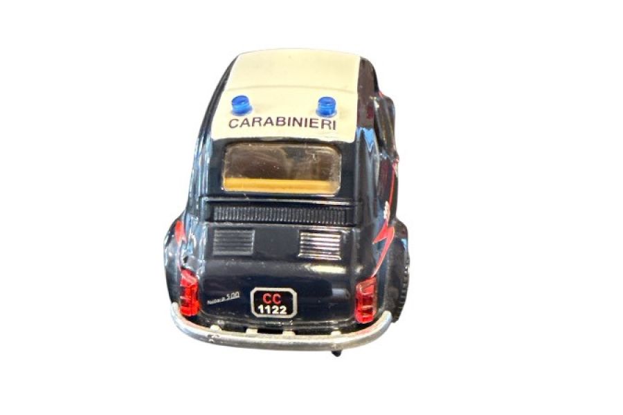 FIAT 500 CARABINIERI Modellauto – Bburago, ca. 1:43, 8 cm - Bild 2