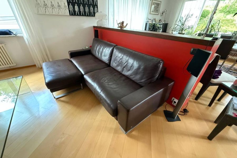 Luxus Designer-Couch von Rolf Benz in Echtleder – Gebraucht! - Bild 1