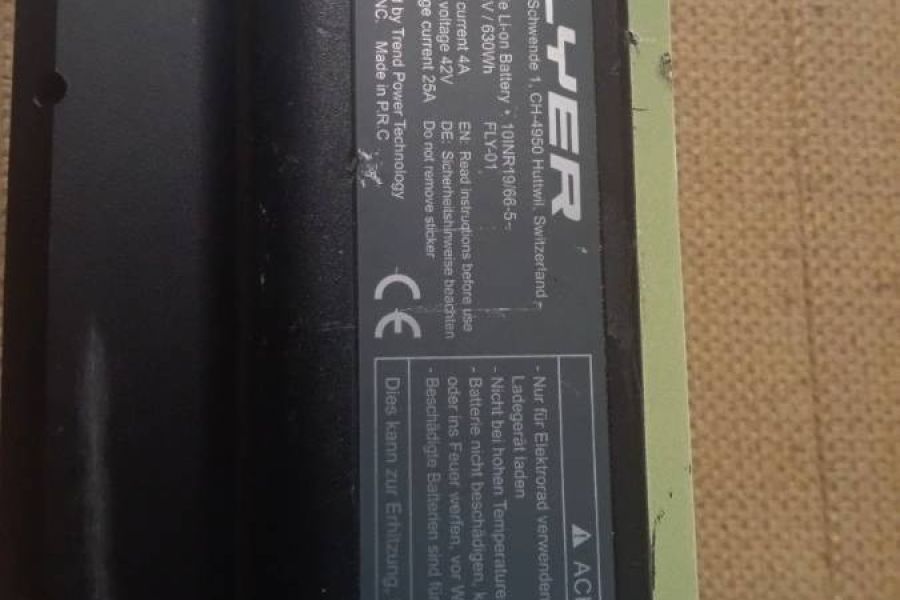 Flyer Akku 630 Wh zu verkaufen - Bild 1