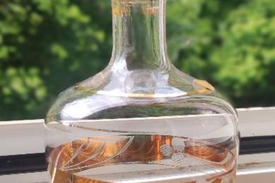 SET Schnapps/Likörflasche und Gläser - Bild 2