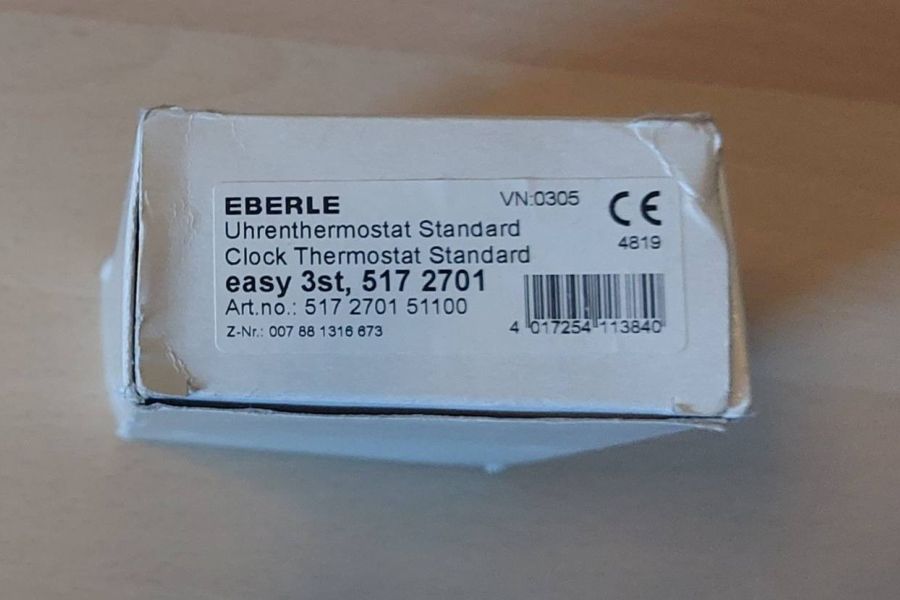 Elektronischer Uhrenthermostat easy 3s - Bild 2