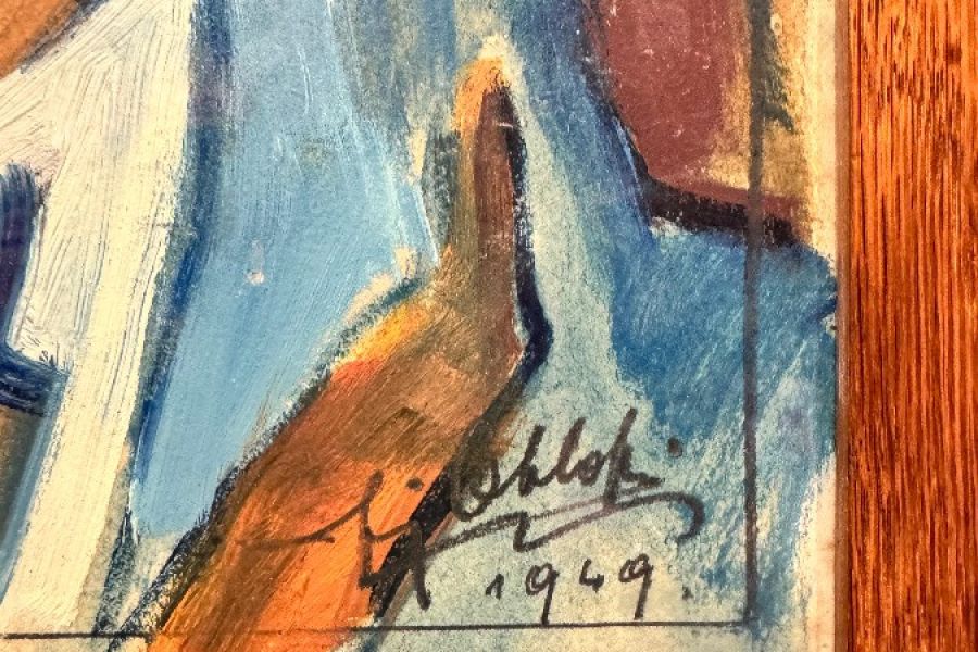 Gemälde signiert. 1949 - Bild 3