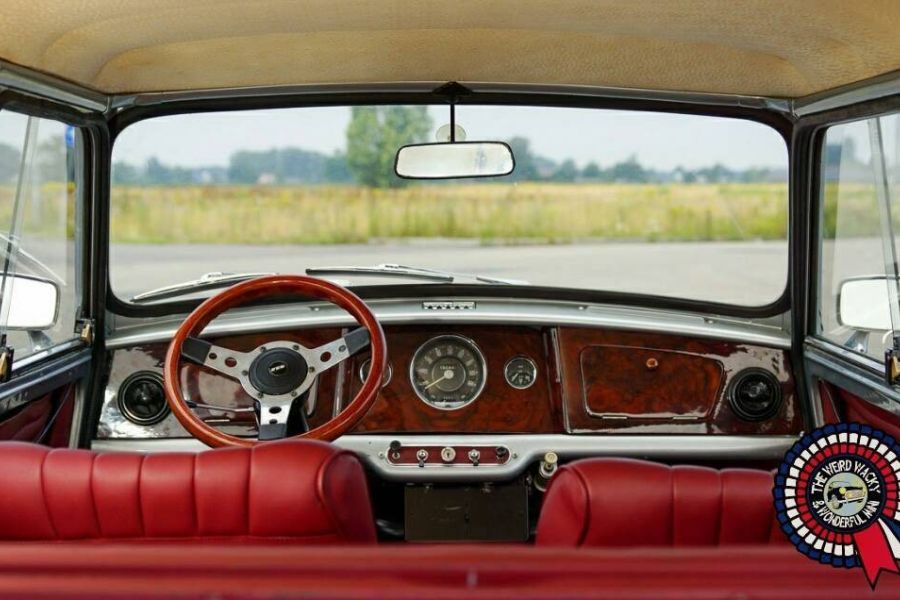 Wurzelholzarmatur für Minis der 60er/70er Jahre, - Bild 2