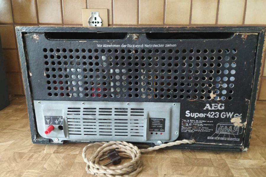 Antikes Radio,  AEG 423 Gw - Bild 3
