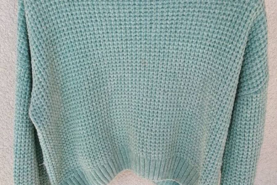 Türkisfarbener Pullover - Bild 2