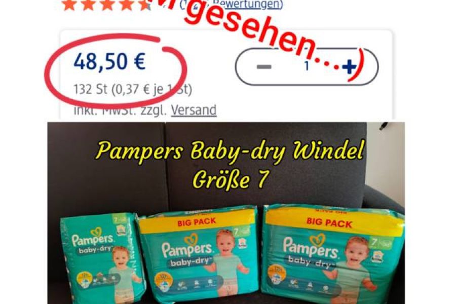 Pampers Windeln - Bild 1