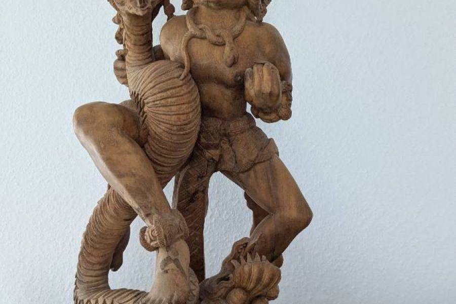 Grosser Samurai auf Edelholz - Bild 2