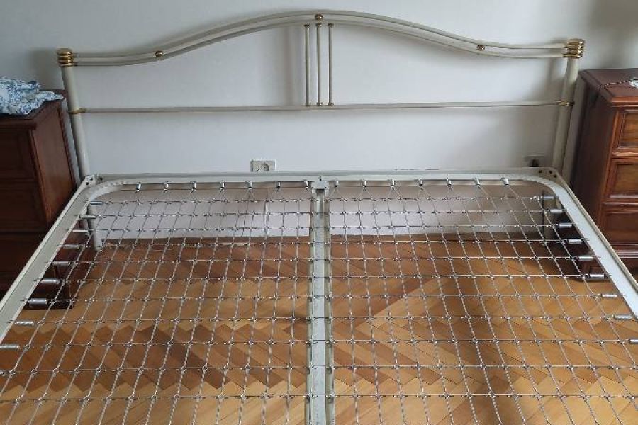 Metallbett mit Lattenrost / Netzrahmen – Doppelbett - Bild 5
